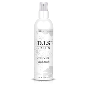 Рідина для зняття липкого шару з нігтів DIS Nails Cleanser, 240 мл