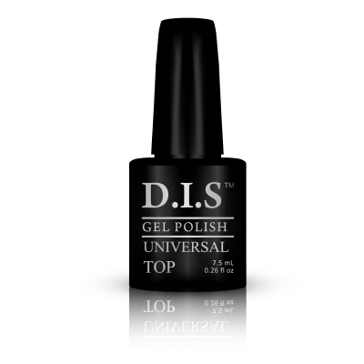 Топ Універсальний для гелю та гель лаку DIS Nails Universal Top, 7.5 мл