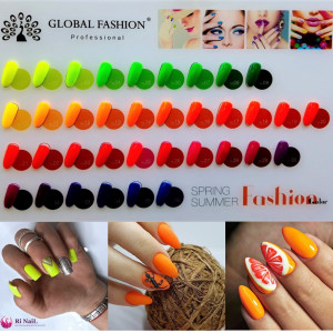 Розпродаж! Гель лак Яскрава палітра Summer / Spring GLOBAL FASHION, 01 - 36