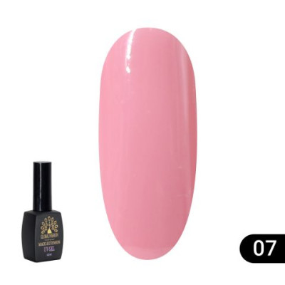 Гель для нарощування нігтів з пензлем GLOBAL FASHION Magic-Extension, 07 (рожево-персиковий) 12 мл