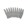 ОПТ. Пилки для нігтів упаковкою Bee Nails, форма хвиля, гріт 100/150, 24 шт.