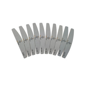 ОПТ. Пилки для нігтів упаковкою Bee Nails, форма хвиля, гріт 80/80, 24 шт.