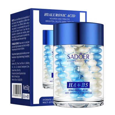 Омолоджувальний крем для шкіри навколо очей SADOER Hyaluronic Acid HA+B5 Anti-Wrinkle Eye Cream, 60 г