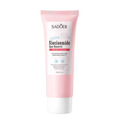 Пінка для вмивання Sadoer Whitening 10% Niacinamide Spot Removal Gentle Cleanser, 100 г