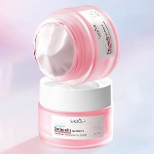 Крем для обличчя, що відновлює SADOER Whitening Niacinamide Spot Removal Repair Facial Cream (10%), 50 г Крем для обличчя, що відновлює SADOER Whitening Niacinamide Spot Removal Repair Facial Cream (10%), 50 г