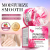 Полуничний крем - батер для тіла з текстурою морозива SADOER Body Lotion зволожуючий, відновлюючий та живильний, 180 г.