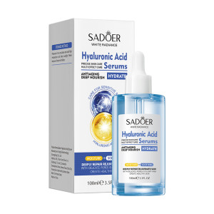 Сироватка для обличчя з екстрактом гіалуронової кислоти SADOER Hyaluronic Acid Serums Hydrate 100 мл