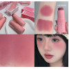 Кремові рум'яна в стику пудрові, матові, натуральні SHAQINUO Powder Blusher Stick 3 відтінки