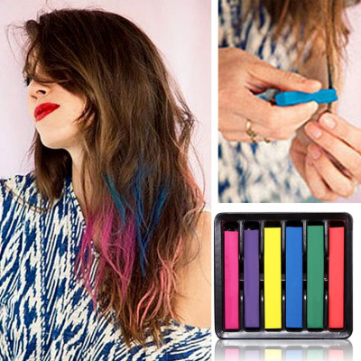 Крейда для волосся Hair Chalk 6 кольорів