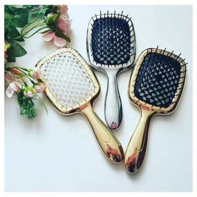 Гребінець для волосся Hollow Comb SuperBrush Plus Золото, Бордо, Бронза, Срібло
