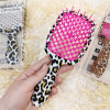 Гребінець для волосся Леопард Hollow Comb SuperBrush Plus Italian Design Leo