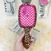 Гребінець для волосся Леопард Hollow Comb SuperBrush Plus Italian Design Leo